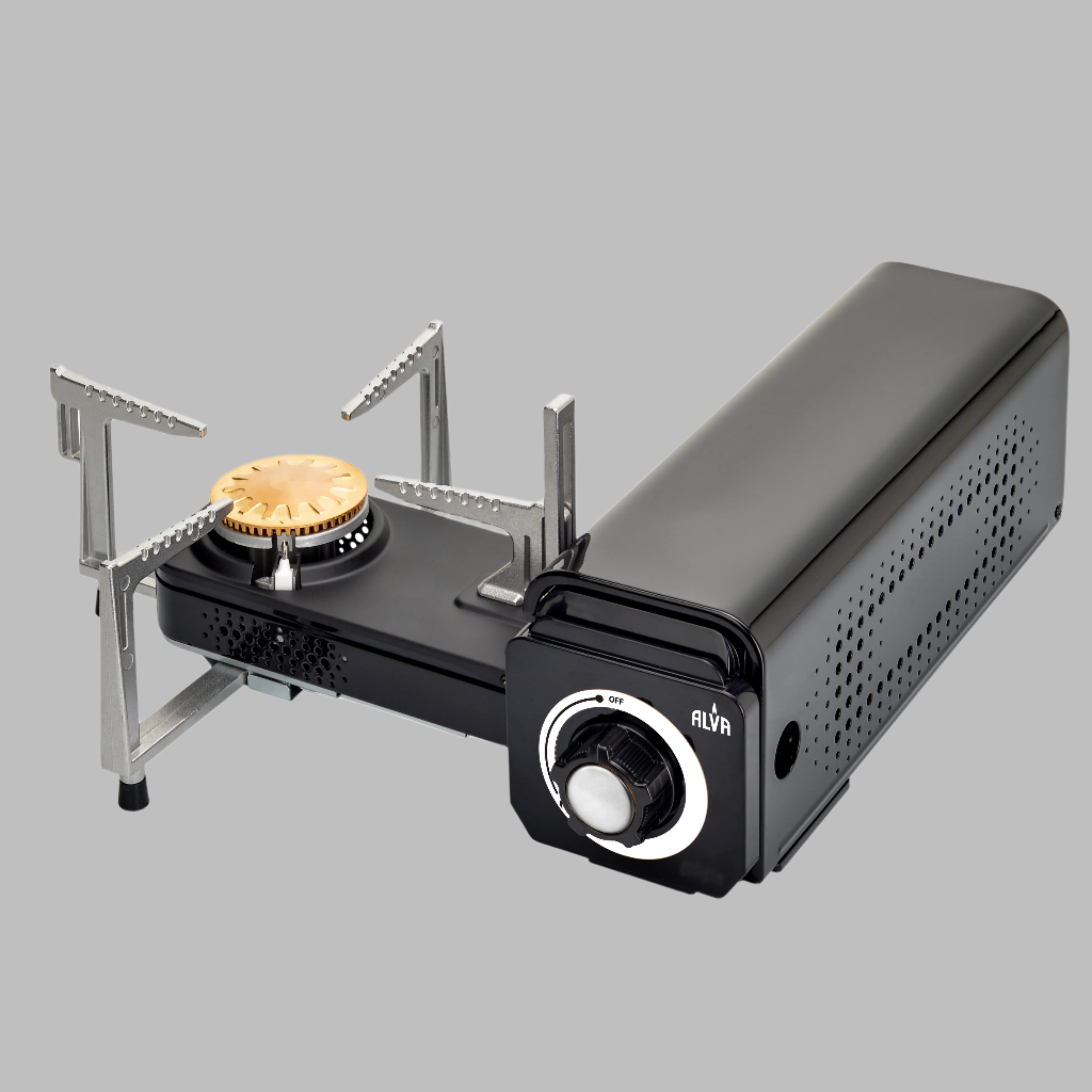 Mini Fold-Up Butane Gas Canister Camping Stove - 1 Plate